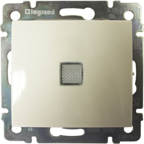 Переключатель с подсветкой без рамки Legrand Valena 1-кл. перекрестный слоновая кость картинка